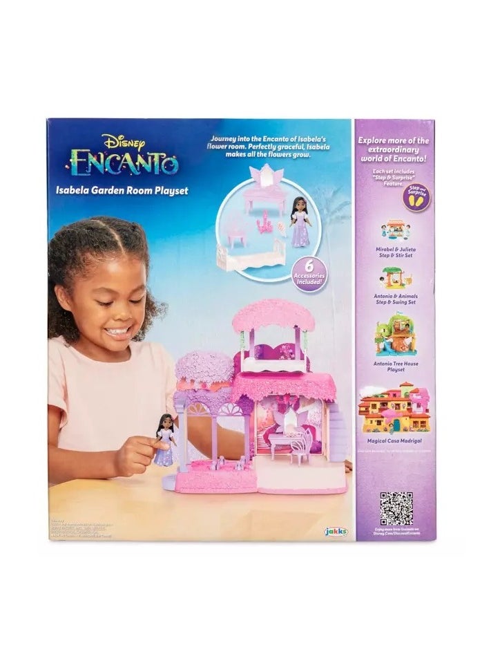 Disney Encanto Isabelas Garden Room Playset | Doll House Playset | The Madrigal Family | Gift for Kids and Teen