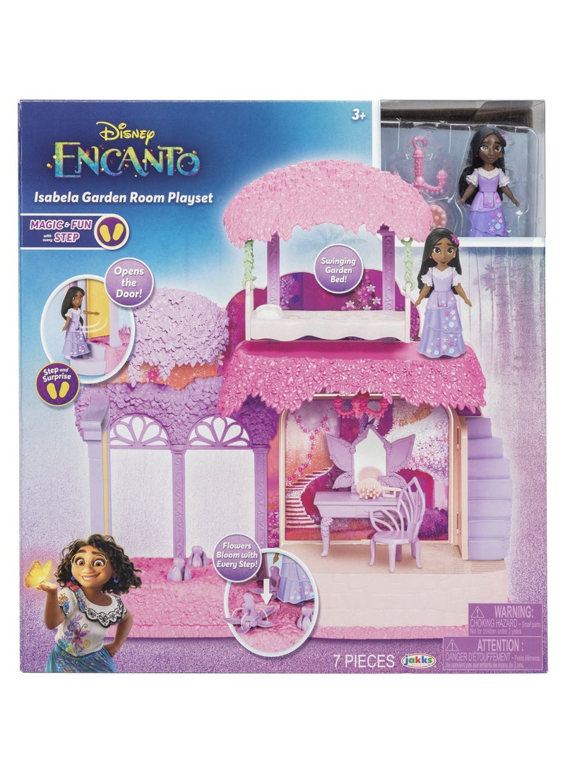 Disney Encanto Isabelas Garden Room Playset | Doll House Playset | The Madrigal Family | Gift for Kids and Teen
