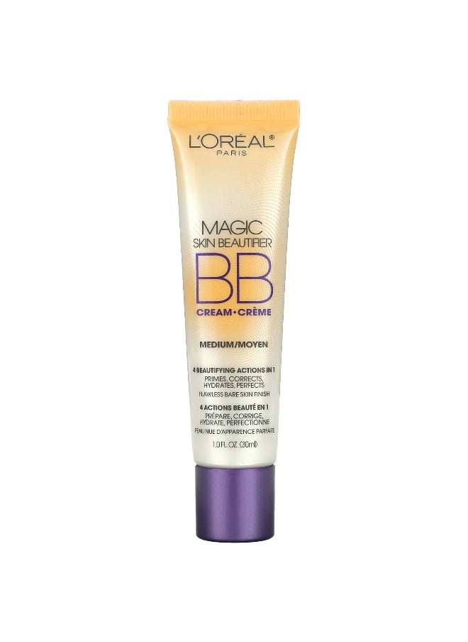 L'Oréal, Magic Skin Beautifier, BB Cream, 814 Medium, 1 fl oz (30 ml)