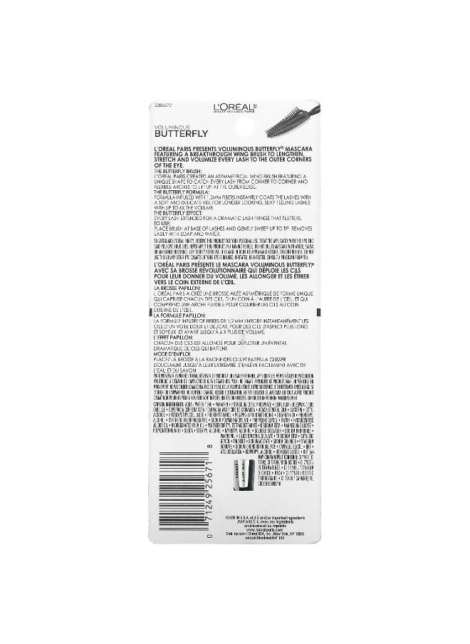 L'Oréal, Voluminous, Butterfly Mascara, 868 Blackest Black, 0.22 fl oz (6.7 ml)
