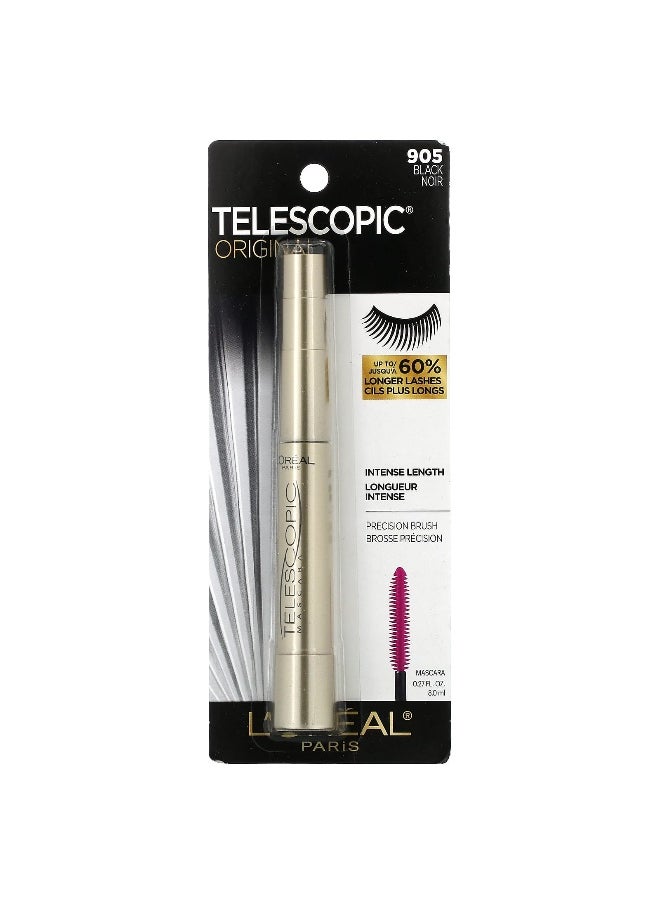 L'Oréal, Telescopic Original Mascara, 905 Black, 0.27 fl oz (8 ml)