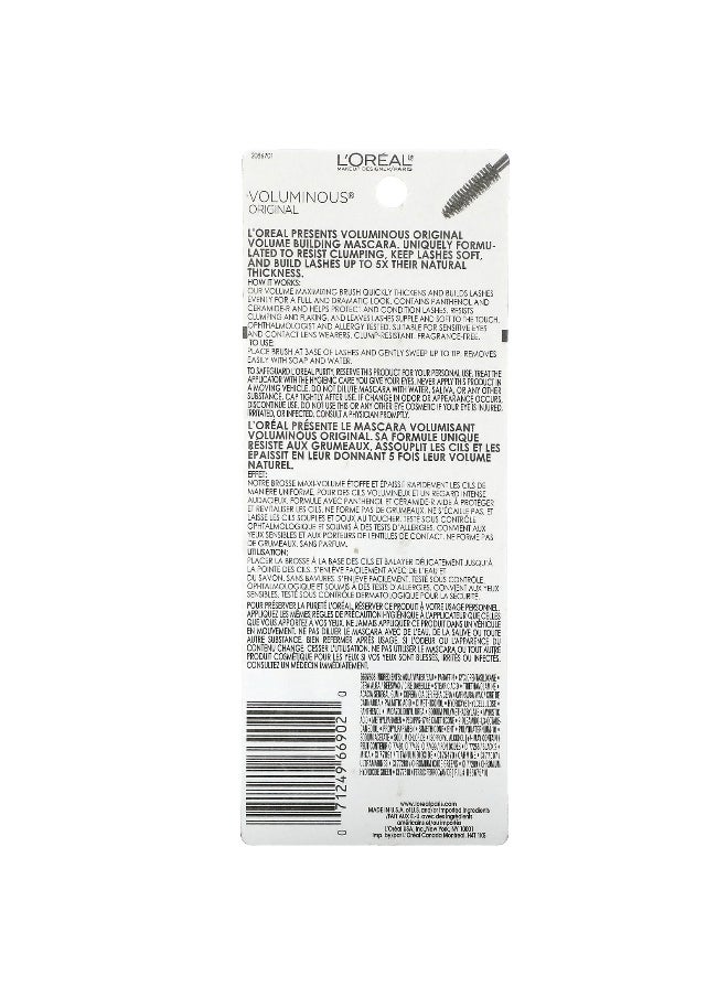 L'Oréal, Voluminous, Original Mascara, 315 Black Brown, 0.28 fl oz (8 ml)