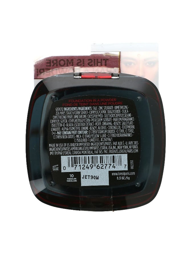 L'Oréal, Infallible 24H Fresh Wear, Foundation In A Powder, 10 Porcelain, 0.31 oz (9 g)