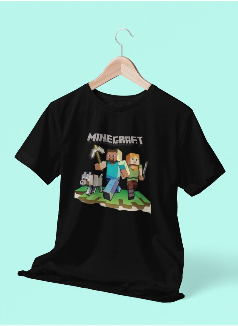 Minecraft Gold Gems Design Boy's T-Shirt