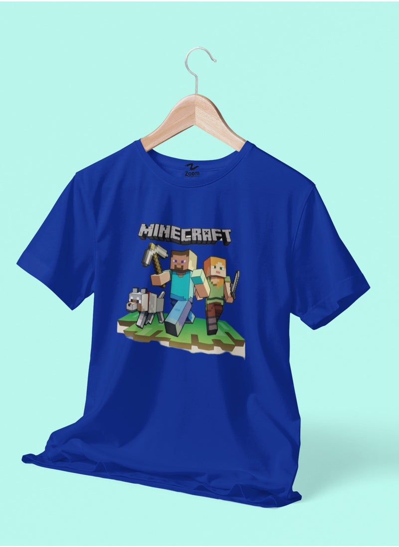 Minecraft Gold Gems Design Boy's T-Shirt