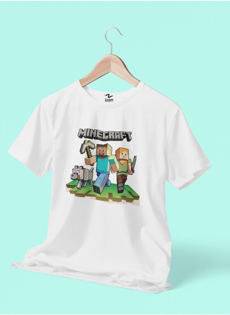 Minecraft Gold Gems Design Boy's T-Shirt