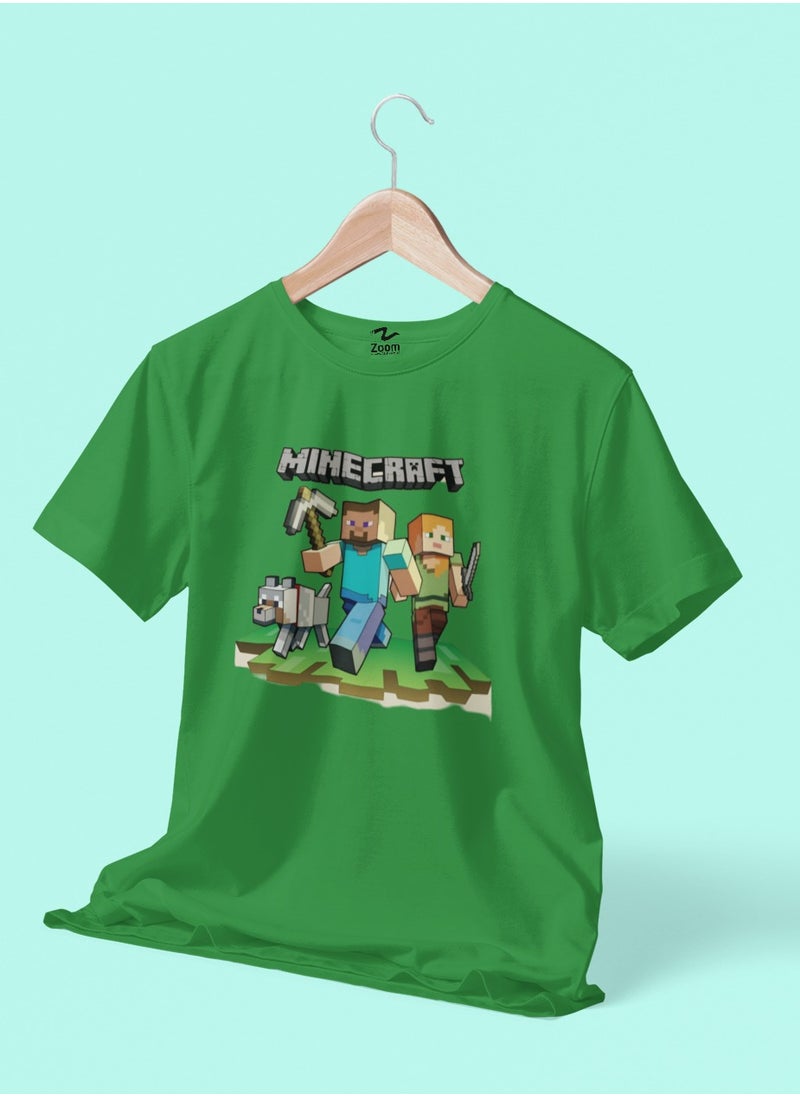 Minecraft Gold Gems Design Boy's T-Shirt