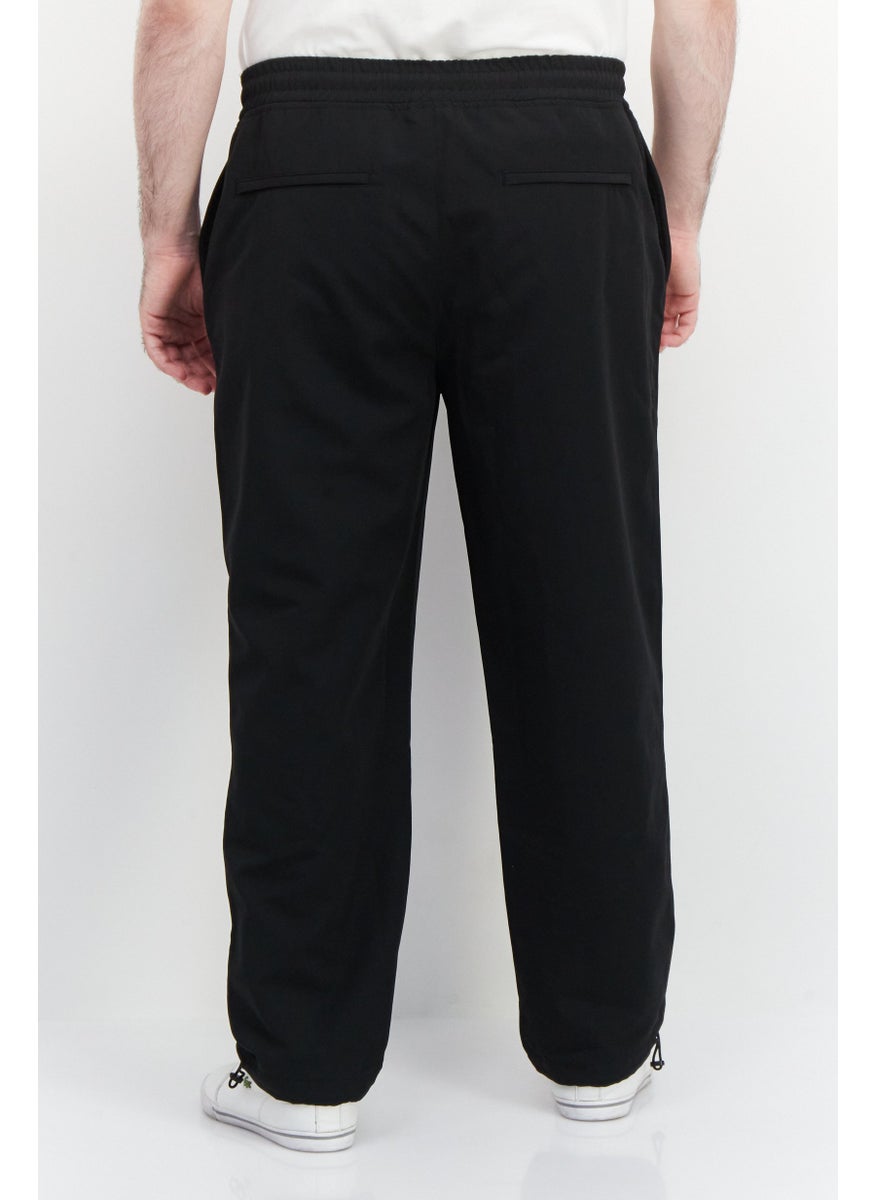 Men Fashion Fit Solid Straight Leg Pant, Black