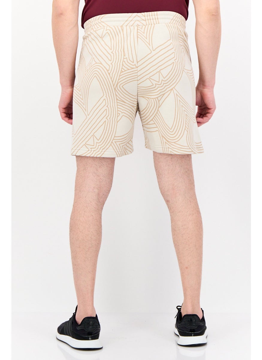 Men Sportswear Fit Outdoor Shorts, Beige