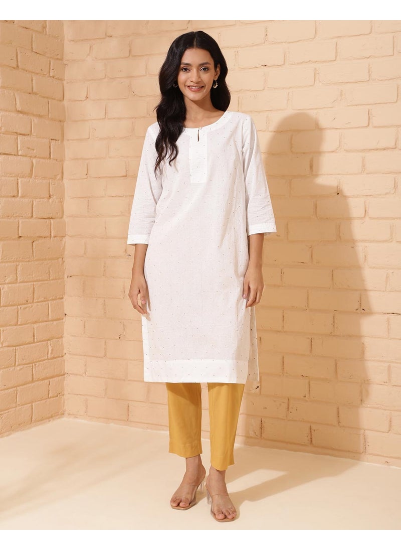 Printed Knee Length Kurta