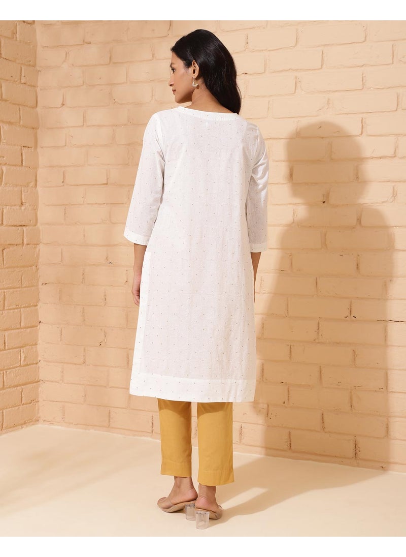 Printed Knee Length Kurta