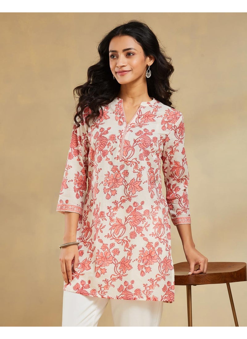 Hand Block Printed Short Kurta