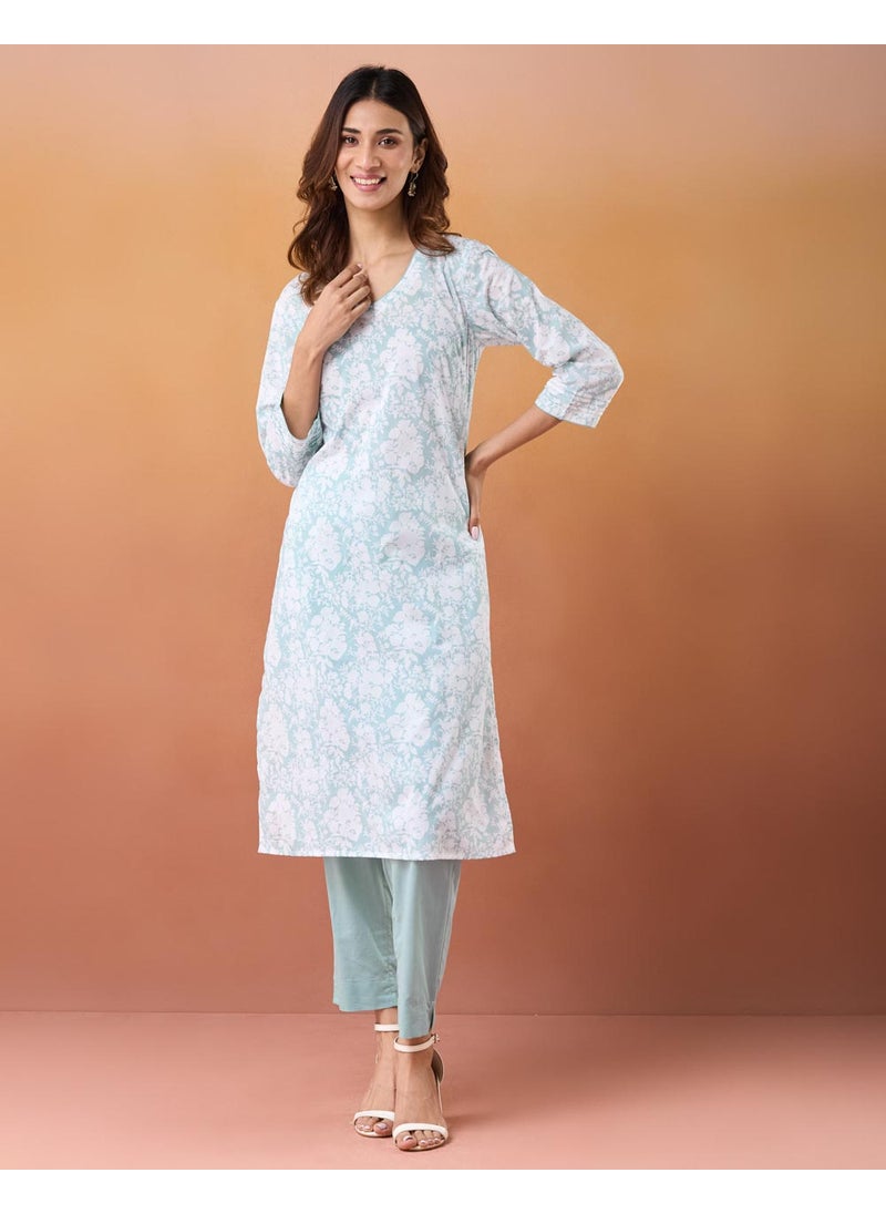 Printed Pant & Kurta Set