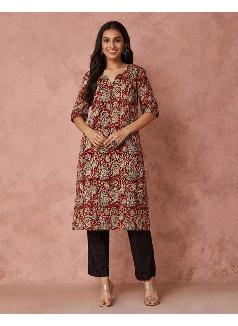 Printed Knee Length Kurta