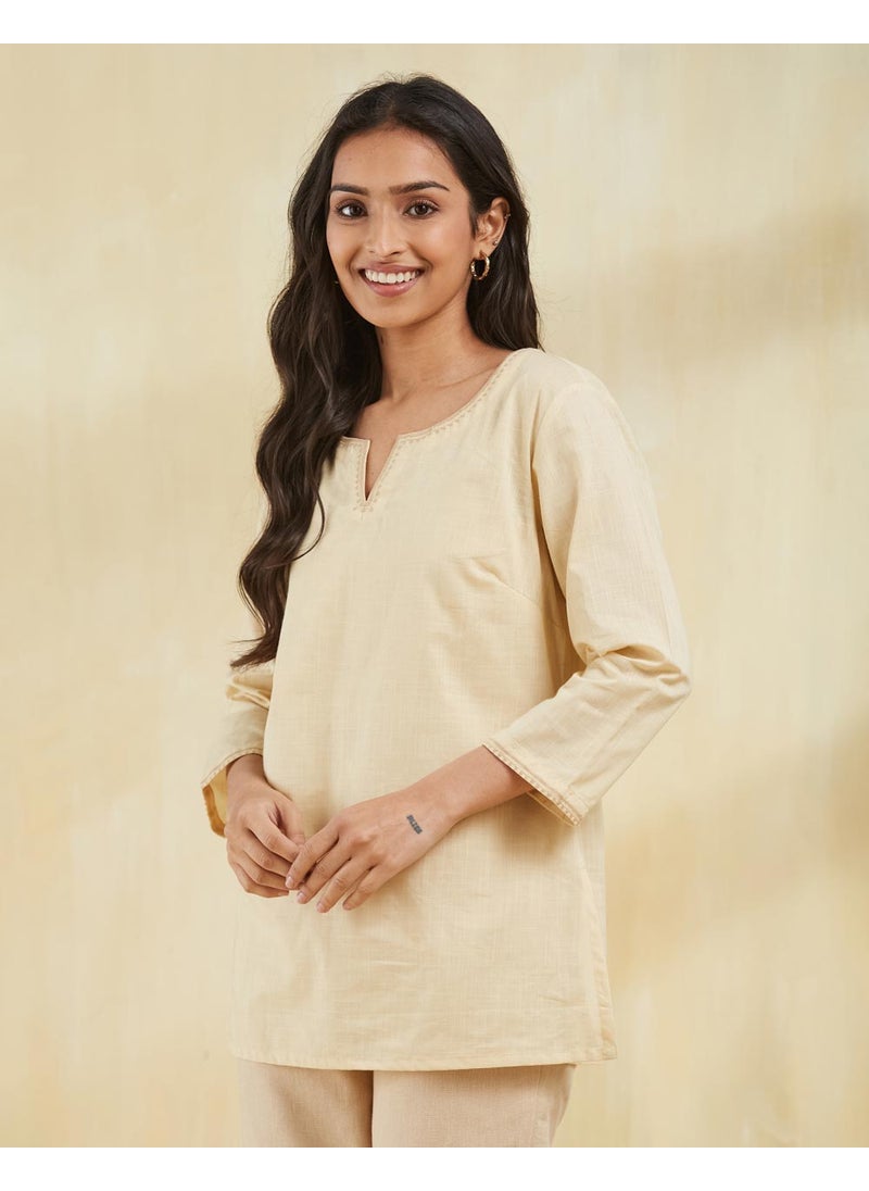 Embroidered Short Kurta