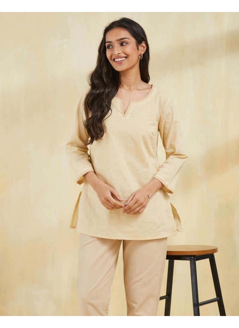 Embroidered Short Kurta