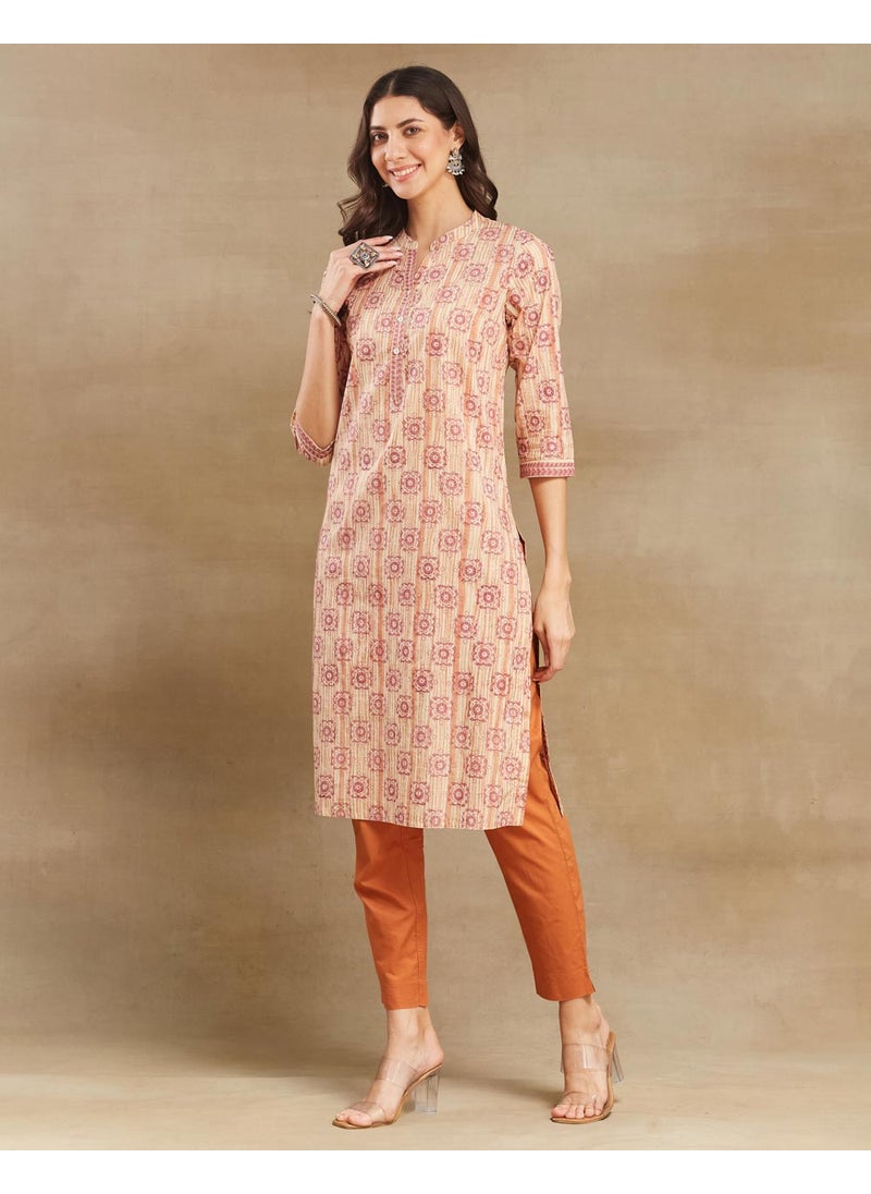 Hand Block Printed Long Kurta