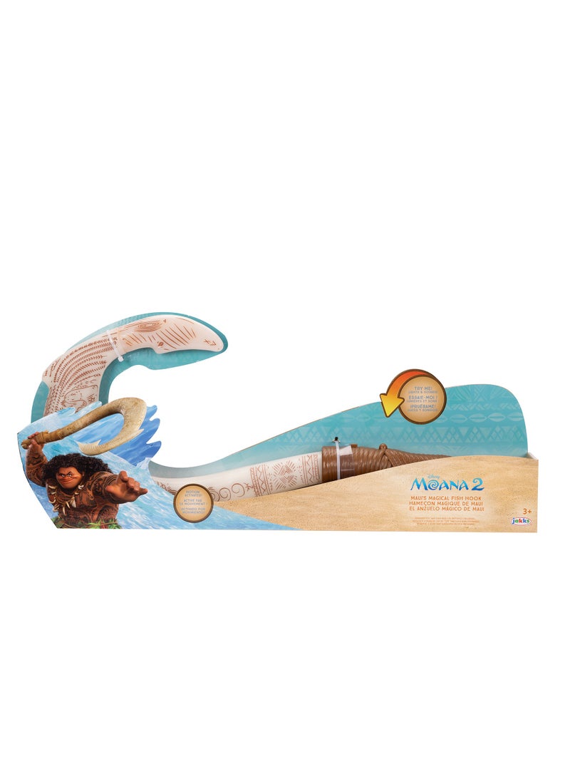 Moana 2 Maui Magical Fish Hook, Battery Operated | Gift for Kids