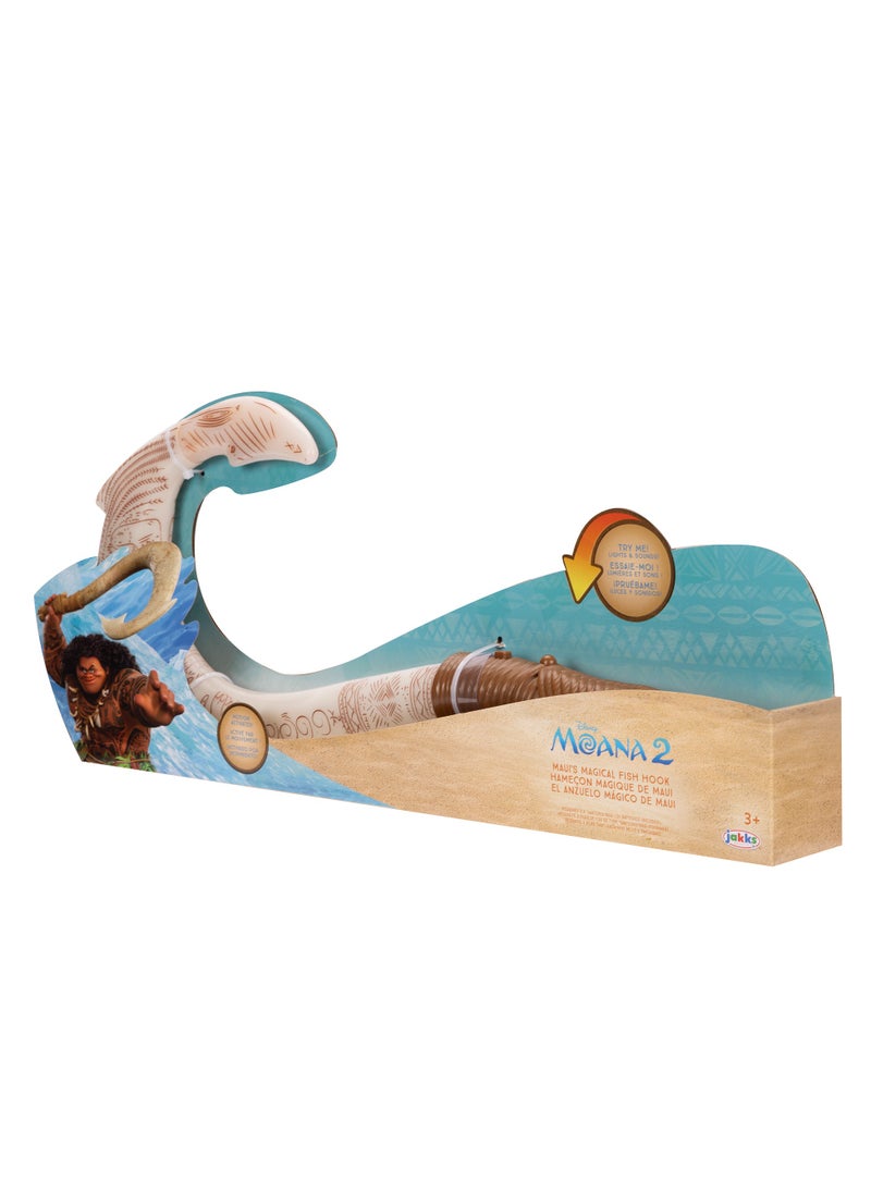 Moana 2 Maui Magical Fish Hook, Battery Operated | Gift for Kids