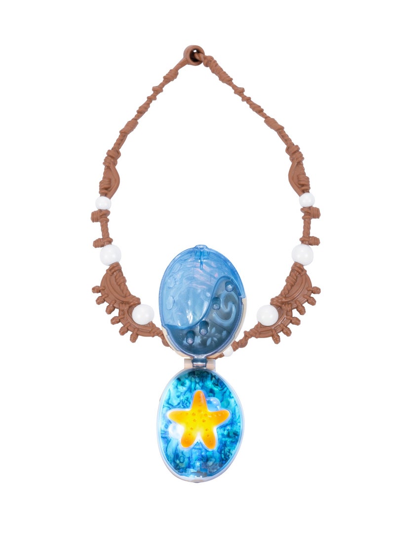 Moana 2 Sea Star Magical Necklace, Battery Operated | Light-Up Star | Gift for Kids