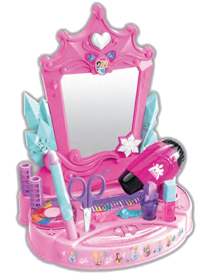 Disney Princess Beauty Salon Set | Pretend Play Dress Up | Role Play | Fashion Dress Up | Beauty  Playset | Gift for Girls