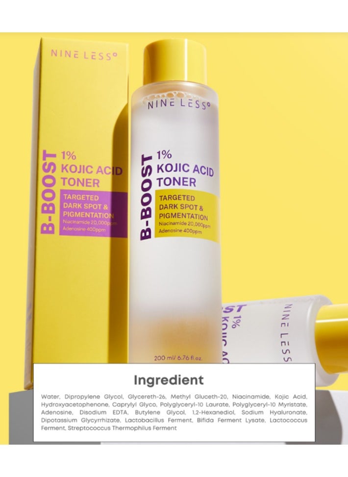 [NINELESS] B-Boost 1% Kojic Acid Toner 200ml