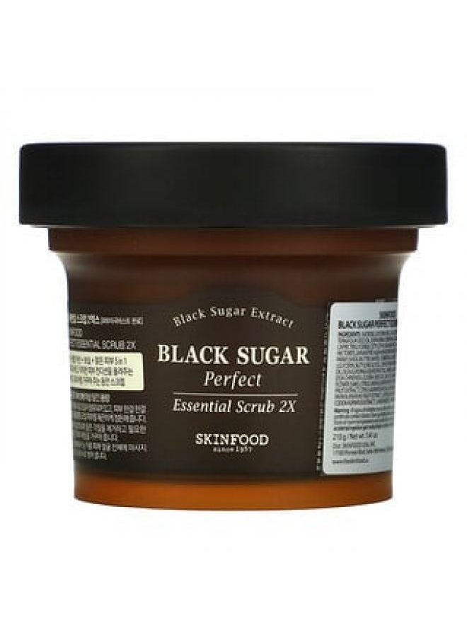 Skinfood Black Sugar Perfect Essential Scrub 2X 7.41 oz