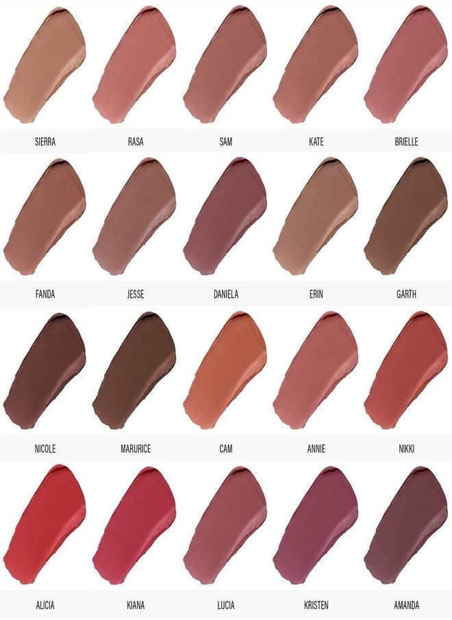 MAKEUP BY MARIO Ultra Suede™ Lipstick - Nicole (Intense Burgundy Brown) 4g
