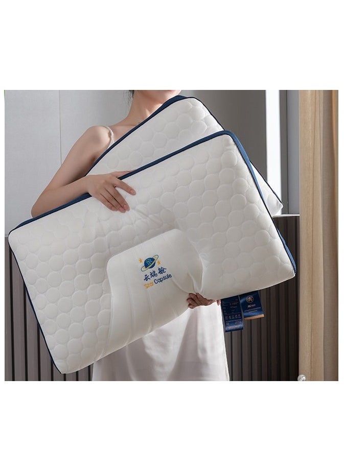 45x70cm neck pillow for adults household latex pillow fiber pillow