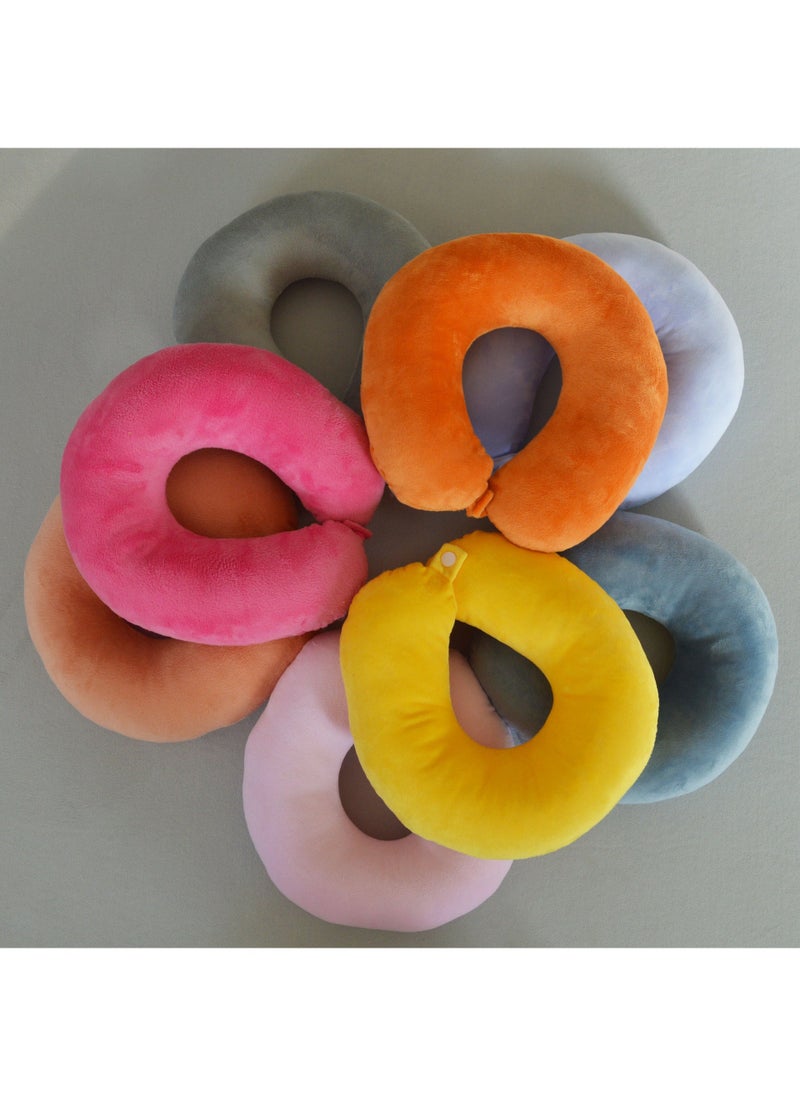 Wholesale U-Shaped Pillow for Office Nap Purple