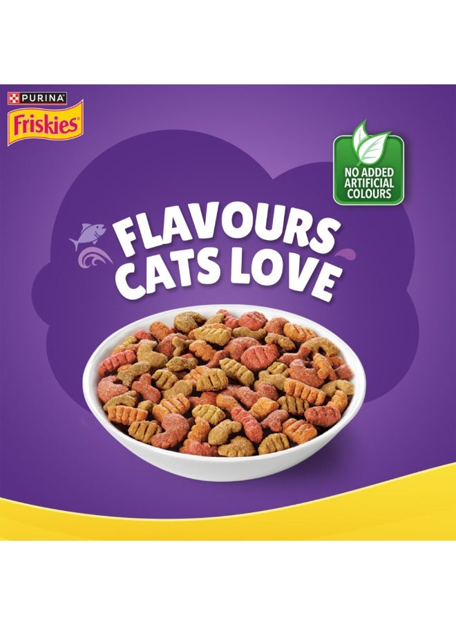 Friskies With Flavors Of Mackerel Tuna Salmon and Sardine Cat Food White 6kg