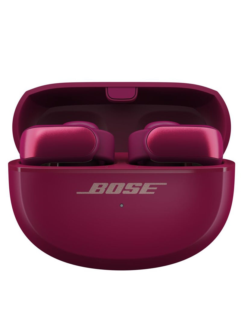 Ultra Open Earbuds with OpenAudio Technology, Open Ear Wireless Earbuds Deep Plum