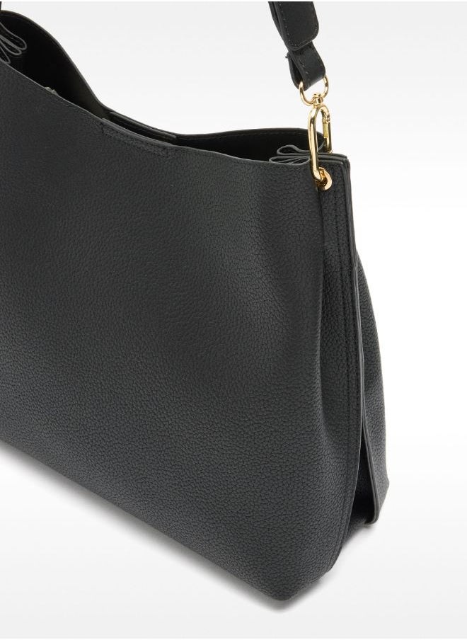 SHOULDER BAG WITH TEXTURE
