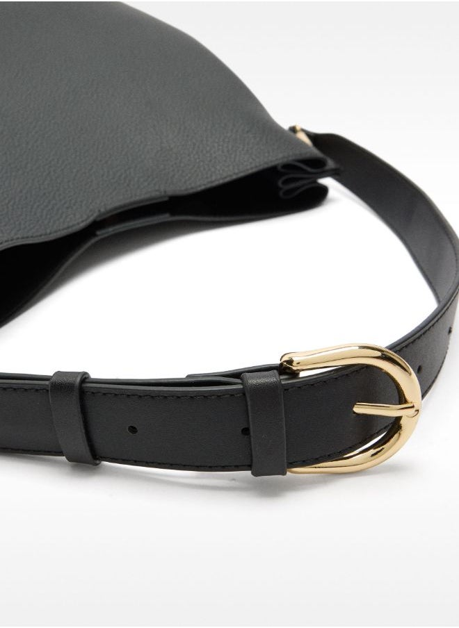 SHOULDER BAG WITH TEXTURE