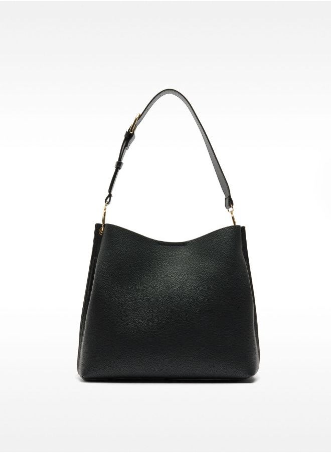 SHOULDER BAG WITH TEXTURE
