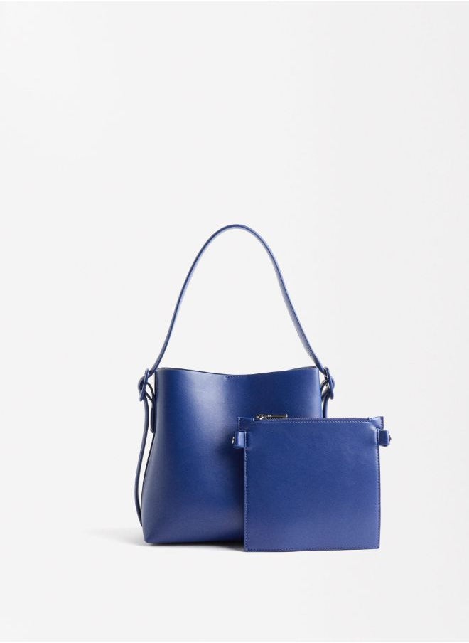 SHOULDER BAG WITH REMOVABLE BAG