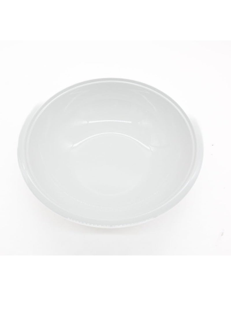 AKDC Melamine Casserole Bowl 10 Inch White/Blue