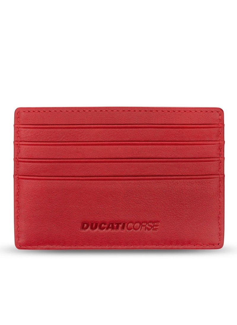 Tectonic Black Genuine Leather Card Holder For Men
