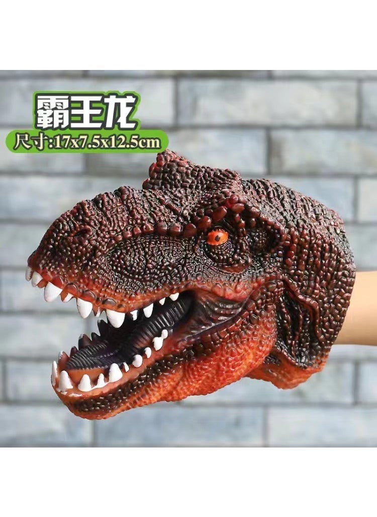 Dinosaur Hand Puppet Soft Rubber Model Toy Tyrannosaurus Rex [Hand Puppet]]