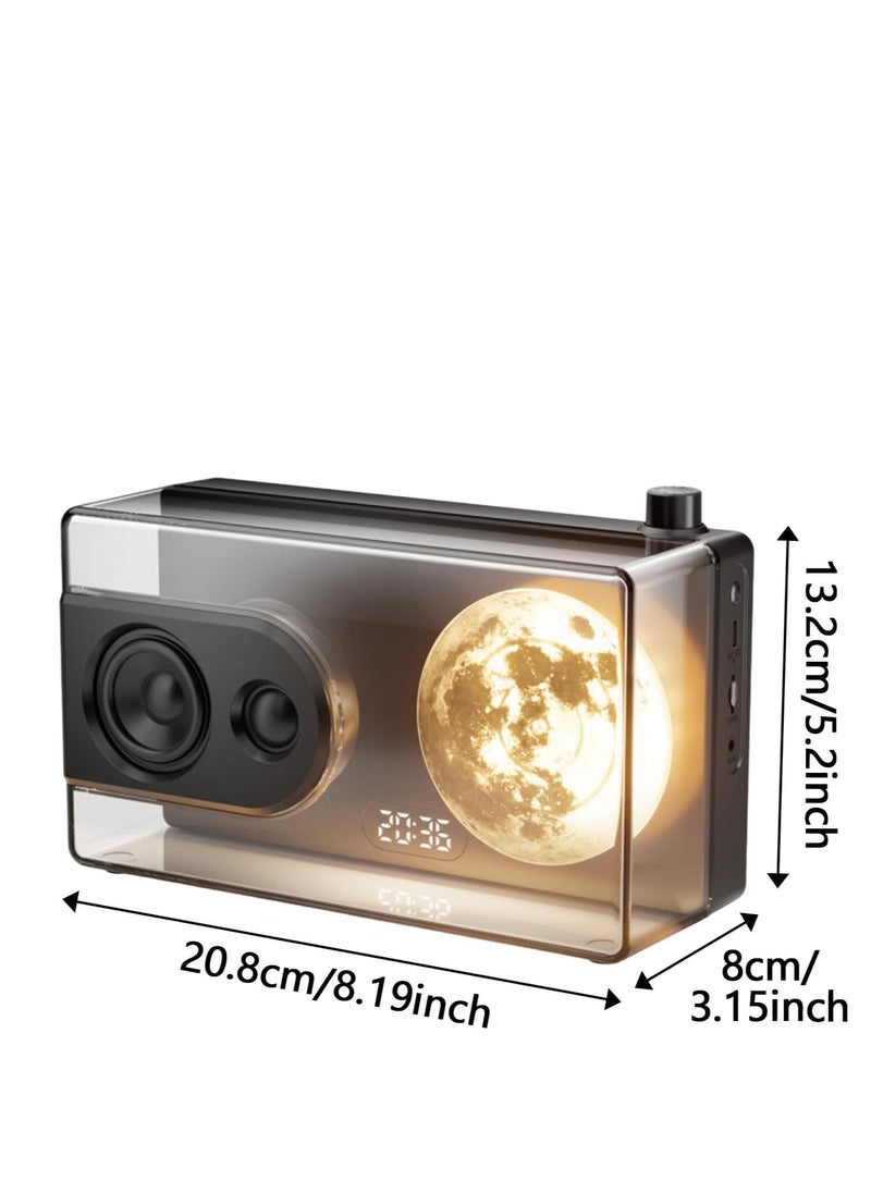 Moonlight Treasure Box Bluetooth Speaker 3600mAh White Noise Sleep Aid Music Player with Ambient Light