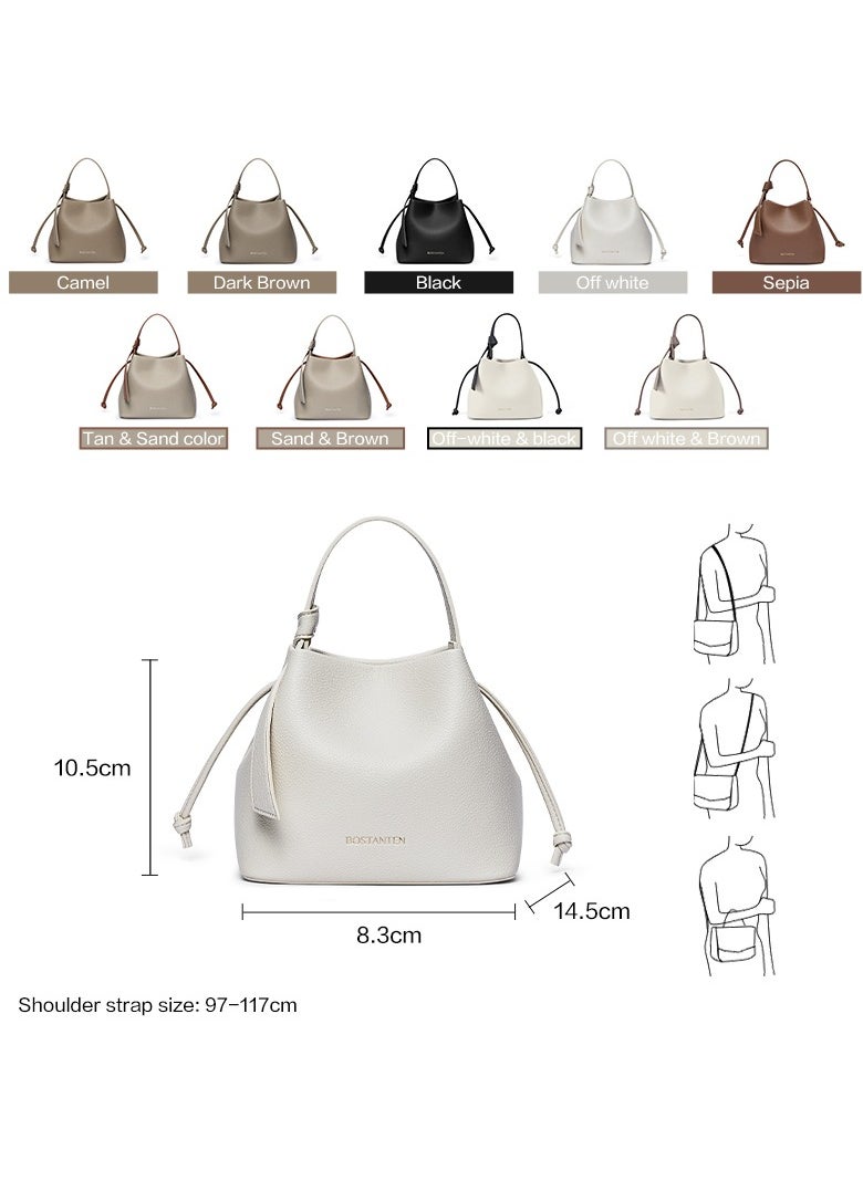 Bostanten Magnetic Close Secure Buckle Lock Bucket Bag – Sleek Design for Enhanced Security and Safe Storage