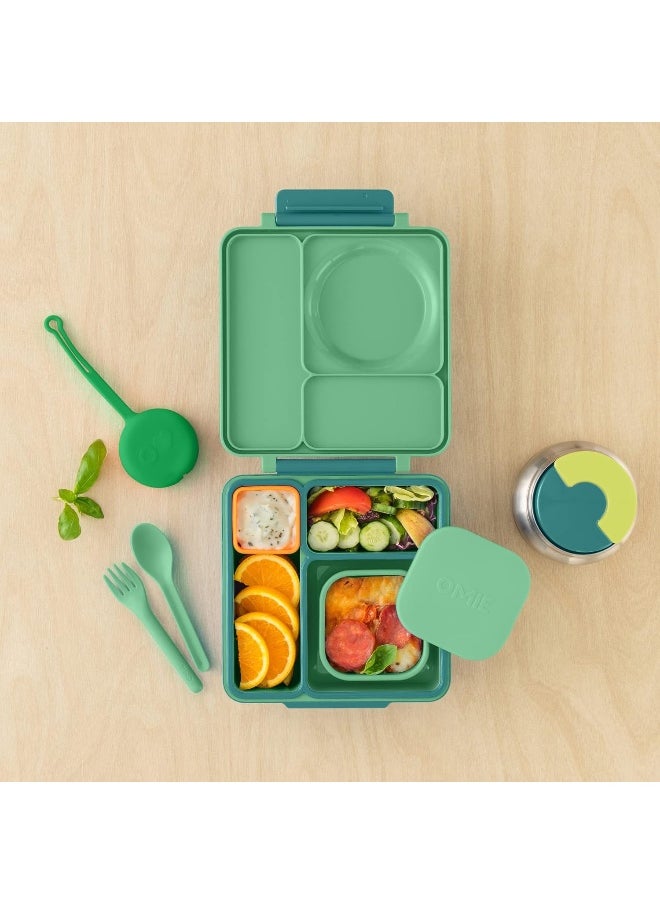 OmieBox Silicone Leakproof Snack Containers To Go, Food Storage Containers with Lid - BPA Free, Airtight, Dishwasher and Freezer Safe, Oven Safe - 9.4 ounces