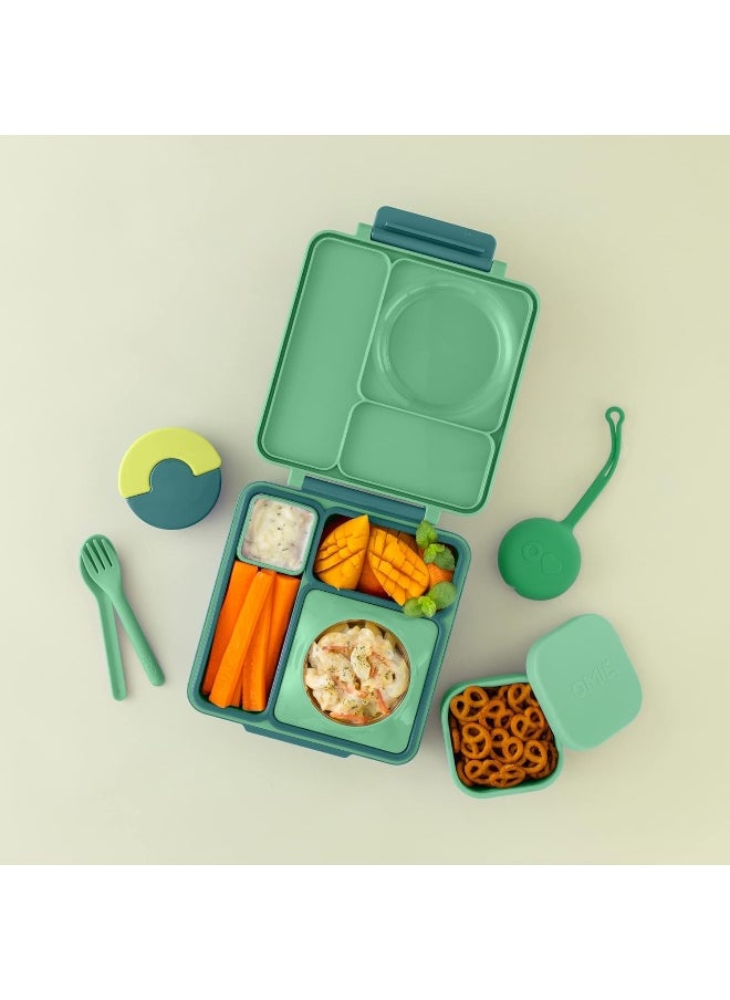 OmieBox Silicone Leakproof Snack Containers To Go, Food Storage Containers with Lid - BPA Free, Airtight, Dishwasher and Freezer Safe, Oven Safe - 9.4 ounces