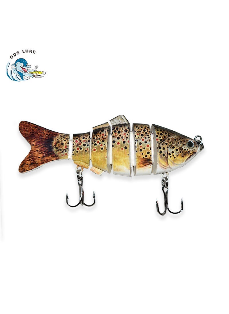 Simulation hard bait 10cm/17G multi-section Fish Road bait 6 bionic bait hard bait multi-section Fish Spot special bait 316