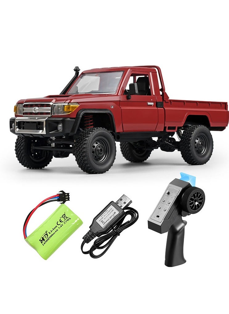 MN MODEL RC Crawler  1/12 RC Truck 4x4 RC Rock Crawler Toyota LC79 Remote Control Pickup 2.4Ghz All Terrain with 280 Brushed Motor Proportional Throttle Steering RTR Hobby Toy for Adult