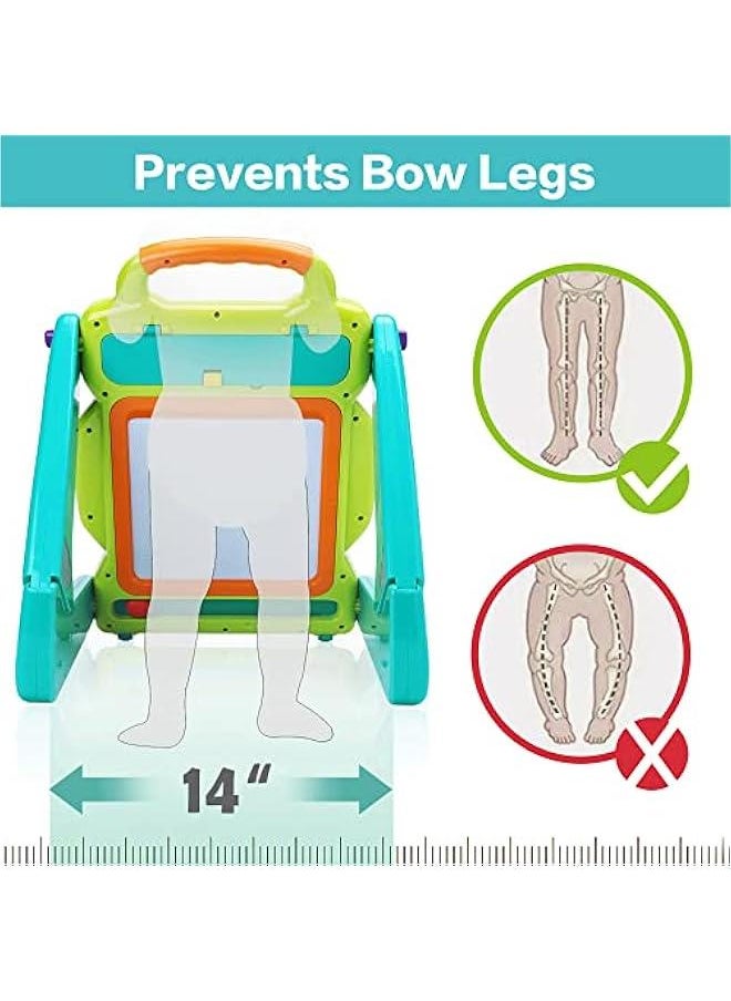 Baby Walker Sit to Stand Toys, Kids Activity Center, Toddlers Musical Fun Table, Lights and Sounds, Learning, Birthday Gift for 9, 12, 18 Months, 1, 2 Year Old, Infant, Boy, Girl