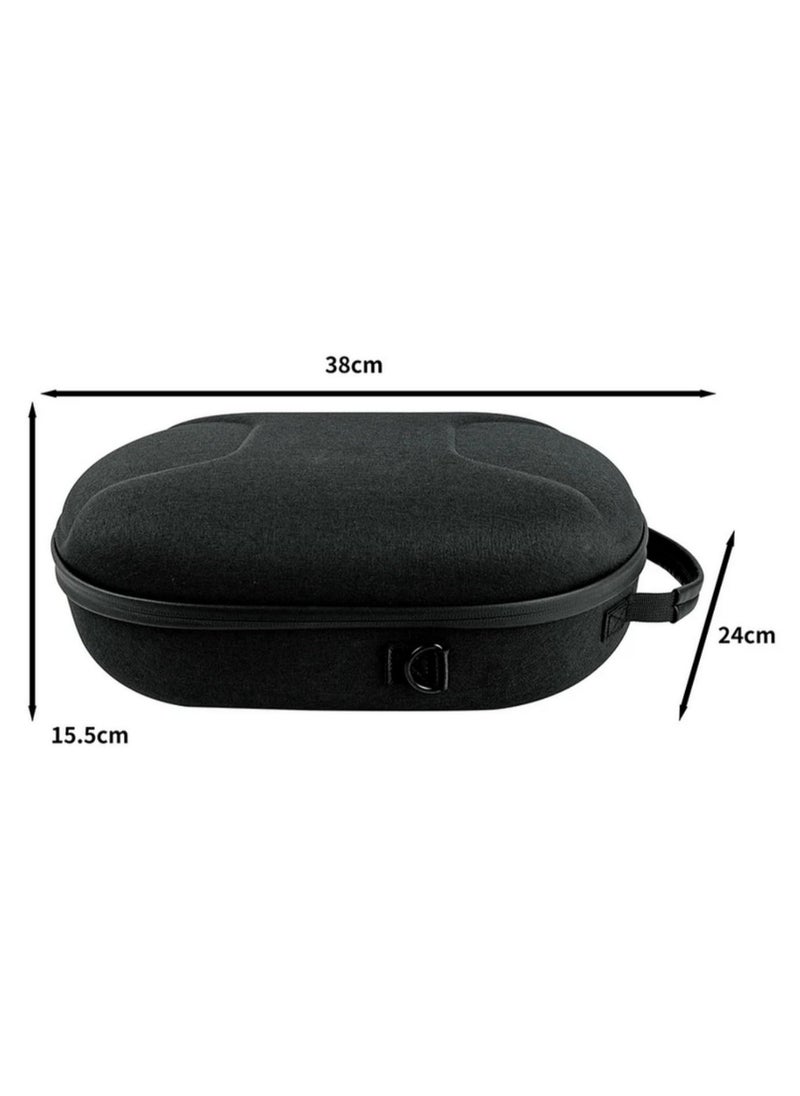 EVA Carrying Case for Meta Quest 3 VR Headset Waterproof Hard Shell Storage Bag with Adjustable Shoulder Strap Shockproof  Anti-Scratch Protection