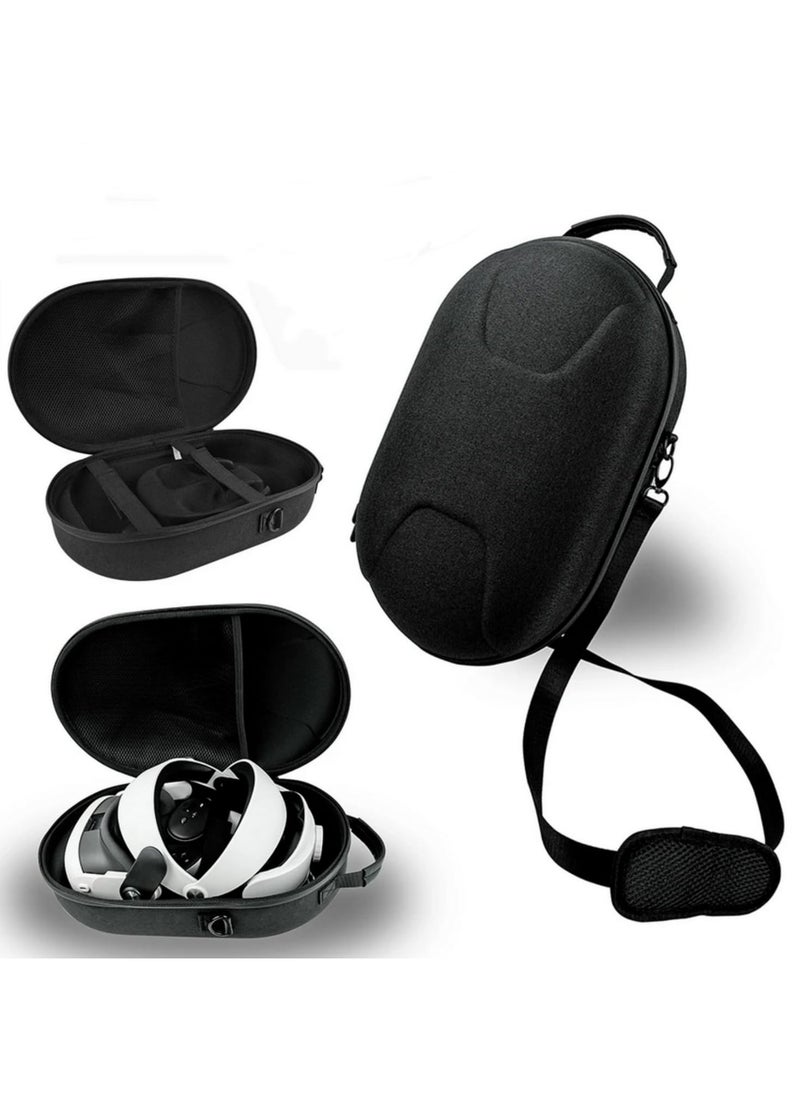 EVA Carrying Case for Meta Quest 3 VR Headset Waterproof Hard Shell Storage Bag with Adjustable Shoulder Strap Shockproof  Anti-Scratch Protection