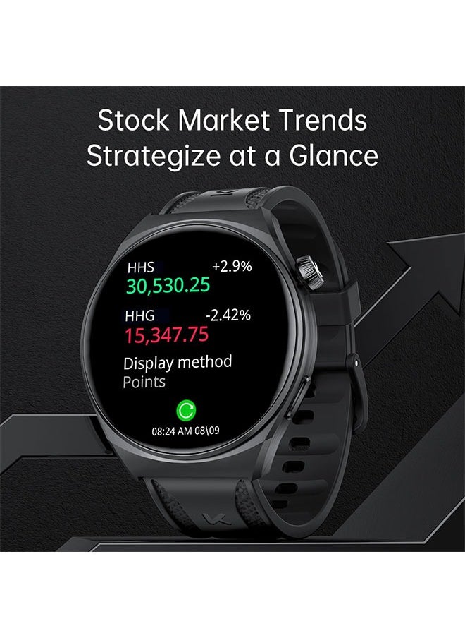 KUMI GW6 Sports Smartwatch AMOLED Display Yoga Exercise 100 Sports Detection Maps Navigation Smart Bracelet Sliver