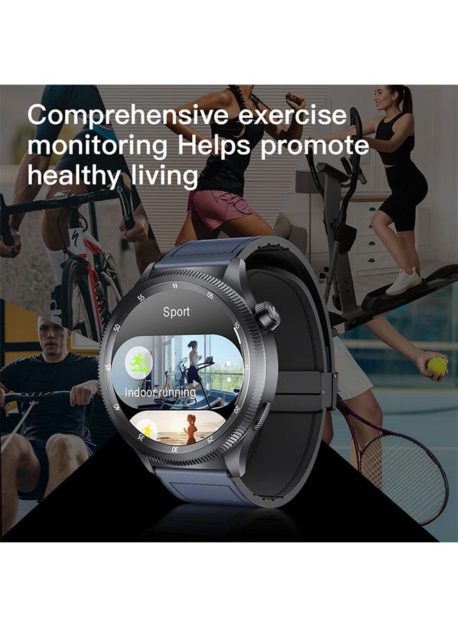KUMI Gear GT3 Smart Sports Watch AMOLED Display 100 Motion Detection Assisted Sleep Detection Exercise Track Recording Waterproof AI Voice Bracelet NFC Support Sliver